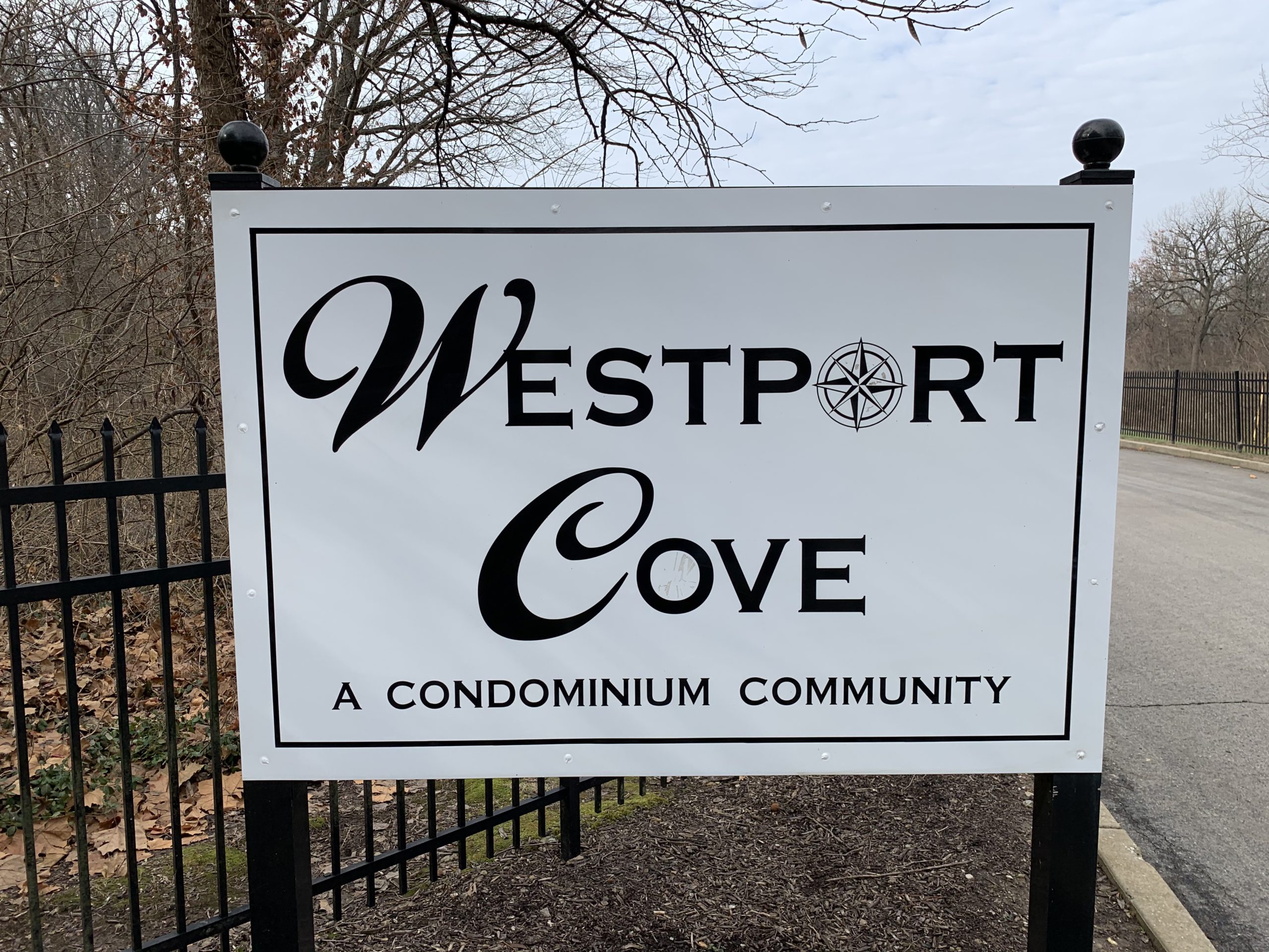 Entrance Sign for Westport Cove