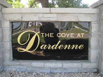 Entrance Sign for The Cove At Dardenne